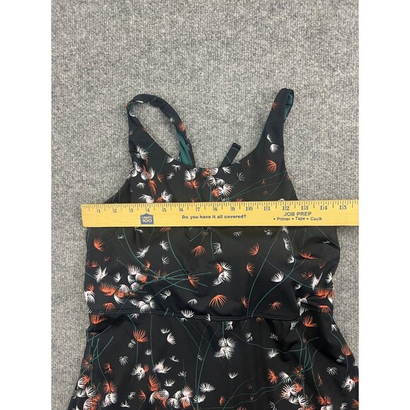 Carve Designs Dress Women's XL Black Zuri Feather Floral Sleeveless Tie Back Bra - Picture 2 of 7